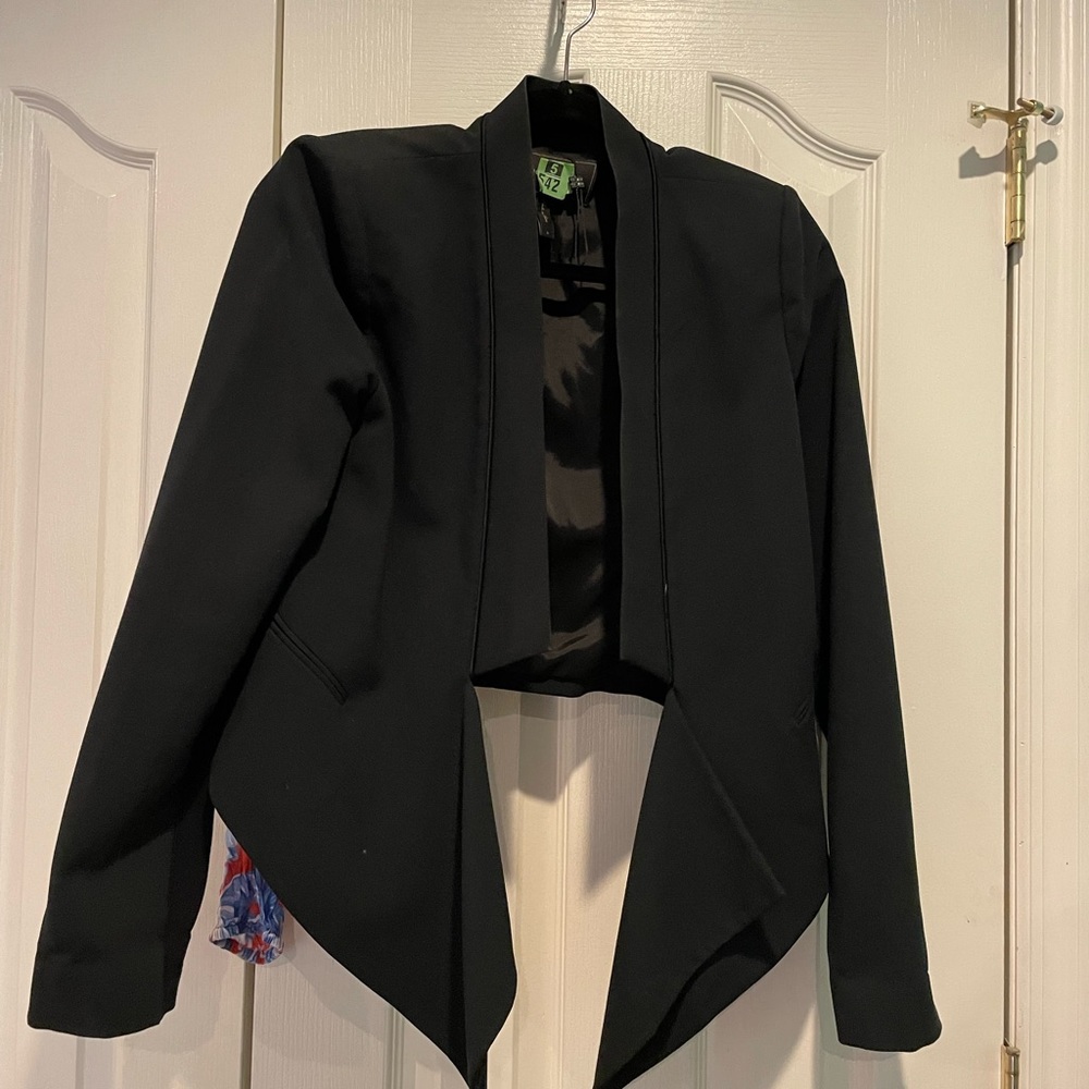 Black bcbg blazer size small